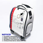 【福利品】PGA TOUR拉桿四向輪衣物袋(白)