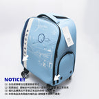 【福利品】PGA TOUR拉桿四向輪衣物袋(淺藍)