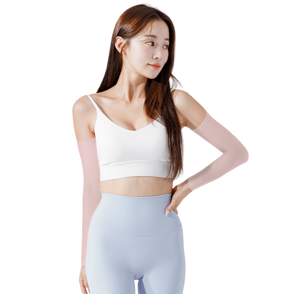 GoPlayer女涼感防曬袖套(粉紅)