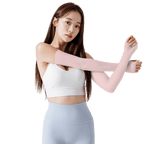 GoPlayer女涼感防曬袖套(粉紅)