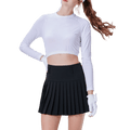 GoPlayer 女抗UV半身防曬衣(白)