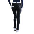 GoPlayer女彈性高爾夫長褲(黑)