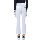 GoPlayer女高腰彈性高爾夫長褲(白)