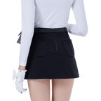 GoPlayer女高爾夫A字短裙(黑)