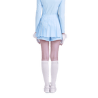 GoPlayer女高爾夫假兩件式百褶褲裙(淺藍)