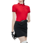 GoPlayer女輕薄超彈短袖上衣(紅)