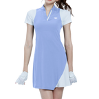 GoPlayer女高爾夫連身衣裙（藍紫）