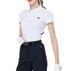 GoPlayer女涼感透氣短袖(白)