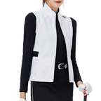 GoPlayer女高爾夫防潑水運動背心(白)