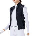 GoPlayer女高爾夫防潑水運動背心(黑)