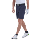 GoPlayer men's punched elastic golf shorts (blue gray)