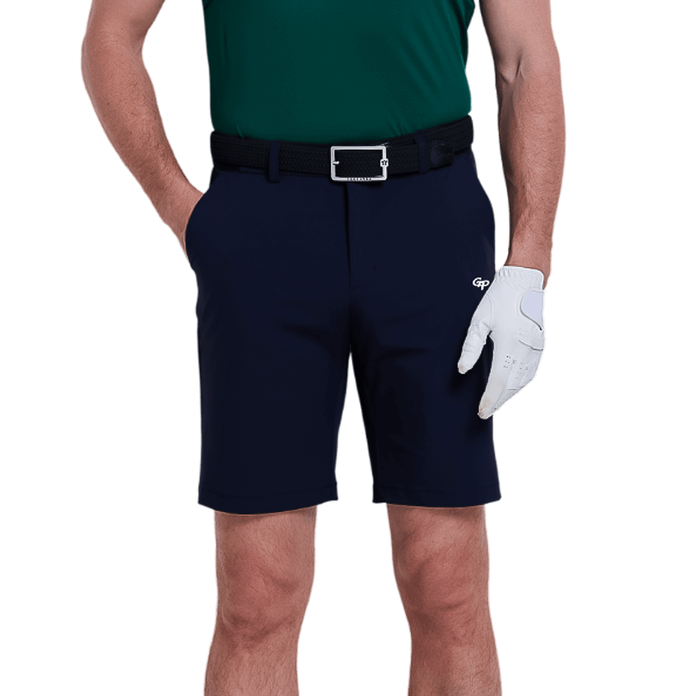 GoPlayer男沖孔彈性高爾夫短褲(藏青)2025