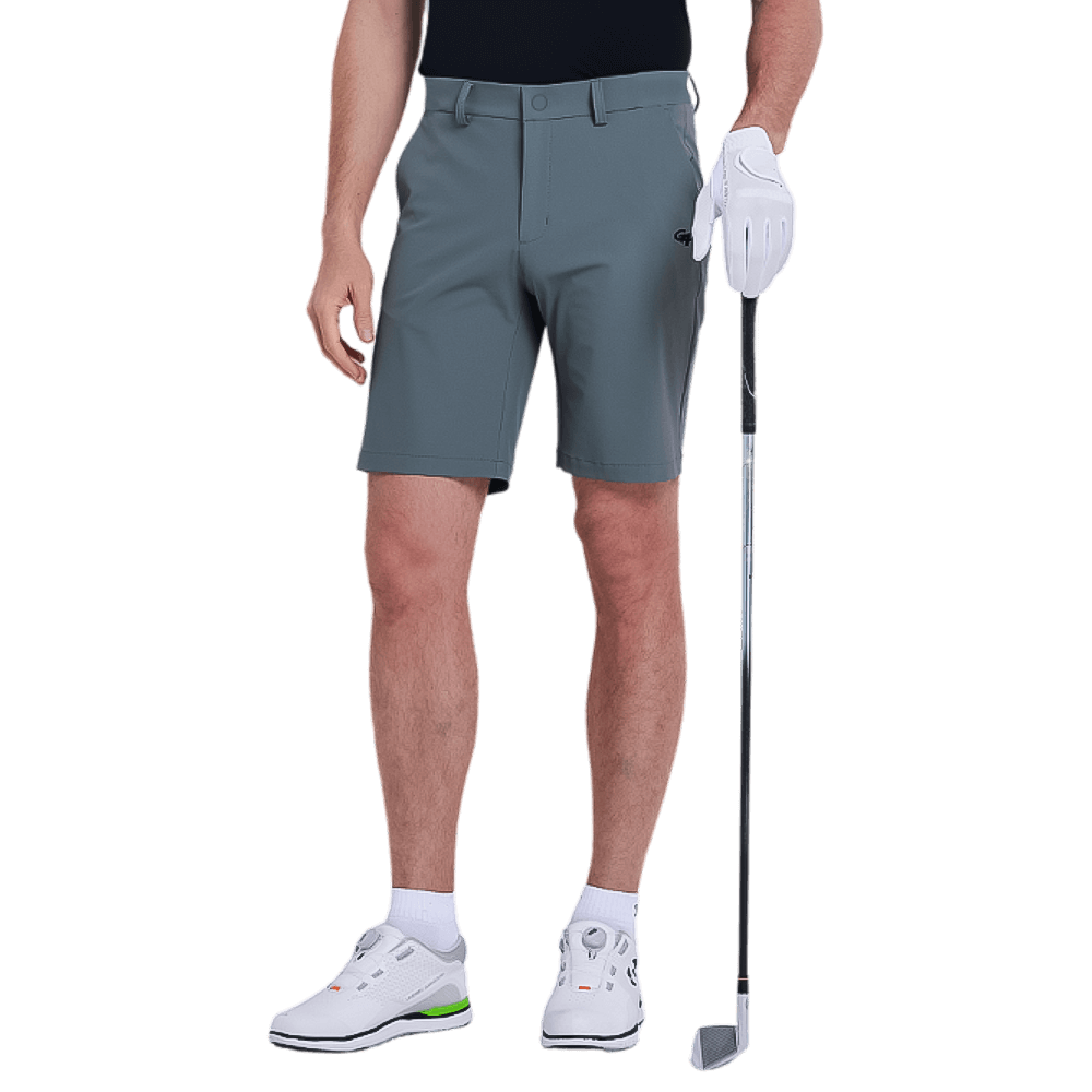 GoPlayer男沖孔彈性高爾夫短褲(深灰)2025