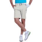 GoPlayer男沖孔彈性高爾夫短褲(淺灰)2025