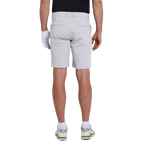 GoPlayer男彈性腰高爾夫短褲(白)