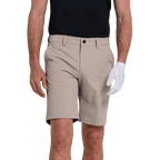 GoPlayer男彈性腰高爾夫短褲(卡其)