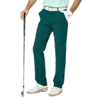 GoPlayer男彈性腰高爾夫長褲(青藍)
