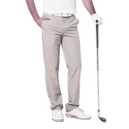 GoPlayer メンズ ウエストゴム ゴルフ パンツ (カーキ)