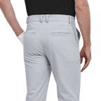 GoPlayer Men's Elastic Waist Golf Pants 2023 (Light Gray)