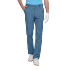 GoPlayer男彈性腰高爾夫長褲2023(淺藍)