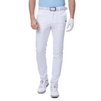 GoPlayer Men's Perforated Water-Repellent Golf Trousers (White) 2024