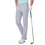 GoPlayer男冲孔防潑水高爾夫長褲(淺灰) 2024