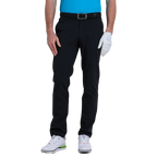 GoPlayer男彈性腰冲孔高爾夫長褲(黑)