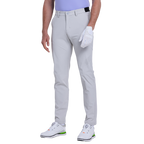 GoPlayer男彈性腰冲孔高爾夫長褲(冷灰)