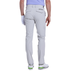 GoPlayer男彈性腰冲孔高爾夫長褲(冷灰)