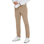 GoPlayer男秋冬彈力腰高爾夫長褲(卡其)