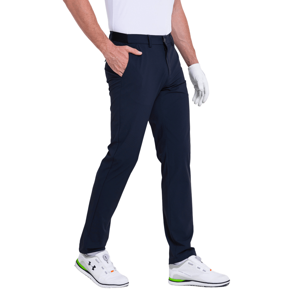 GoPlayer男彈性高爾夫長褲(藏青)