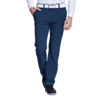 GoPlayer ウエストゴム速乾ゴルフパンツ (双糸ブルー)