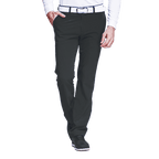 GoPlayer メンズ ゴムウエスト ゴルフ パンツ (ダークグレー)
