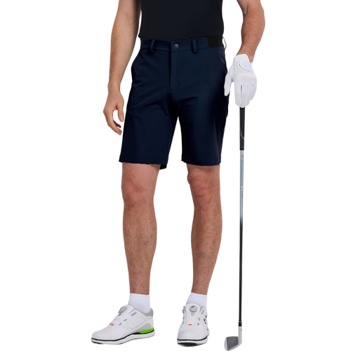 GoPlayer男彈性腰快乾短褲(藏青)2026