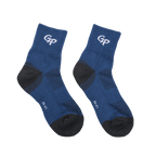GoPlayer男竹炭氣墊中筒運動襪藍