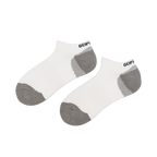 GoPlayer男竹炭氣墊運動短踝襪(白)