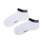 GoPlayer女高爾夫氣墊抗菌短襪(白黑)