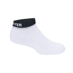 GoPlayer女高爾夫氣墊抗菌短襪(白黑)