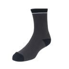 GoPlayer女高爾夫氣墊抗菌中筒襪(黑)