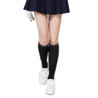 GoPlayer女高爾夫長筒襪(黑)