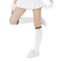 GoPlayer女高爾夫長筒襪(白)