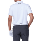 GoPlayer Men's Elastic Quick Dry Short Sleeve Top (British Flag Pattern White)
