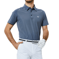 GoPlayer Men's Lightweight Super Elastic Short Sleeve Top (Grey)