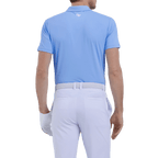 GoPlayer男彈性透氣短袖上衣(淡藍)