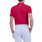GoPlayer男彈性透氣短袖上衣(紅)
