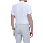 GoPlayer男彈性透氣短袖上衣(白)