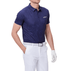 GoPlayer男短袖印花上衣(藏青)