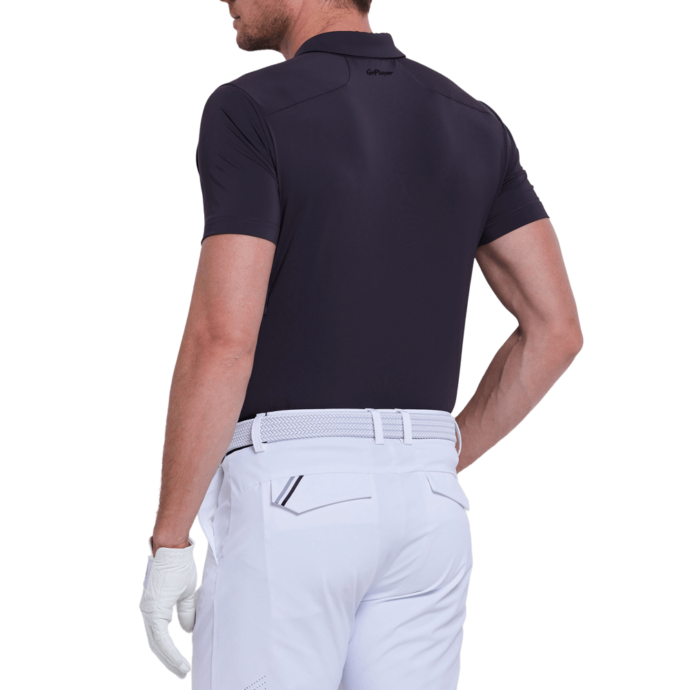 GoPlayer男涼感透氣短袖(深咖)