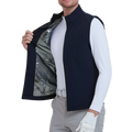 GoPlayer Men's Golf Windproof Warm Sports Vest (Navy Blue)