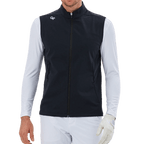 GoPlayer男高爾夫防潑水運動背心(黑)